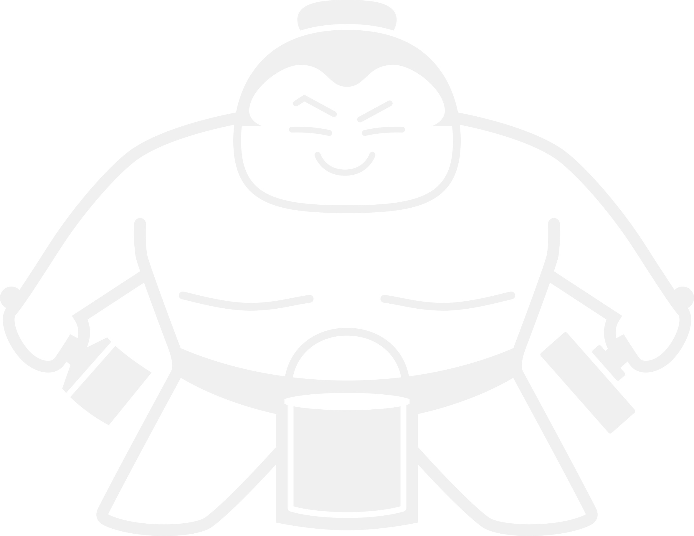 A Sumo Wrester Illustration